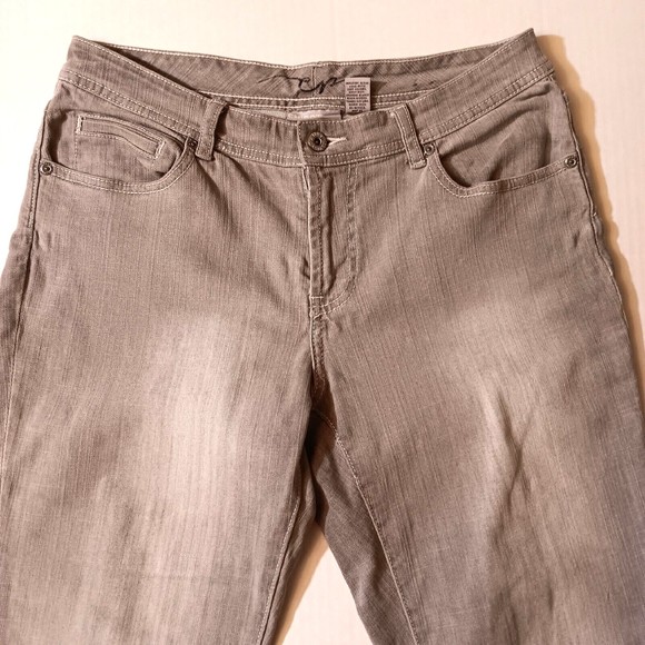 Chico's Jeans Womens 1 Gray Platinum Series Bootcut Medium Wash Denim 32x30 - Picture 2 of 12
